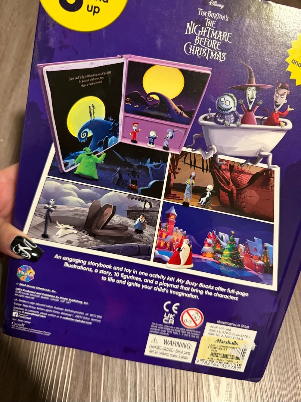 Disney, The Nightmare Before Christmas Kids Activity Book - My Busy Books
